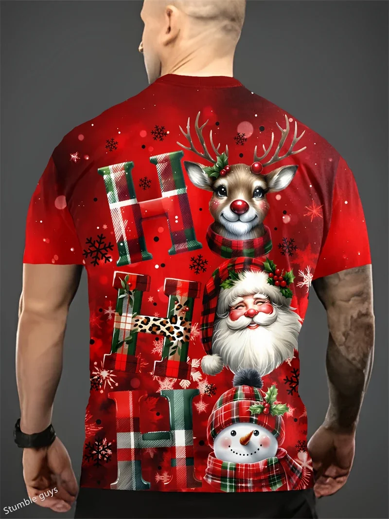 Men's Fashion Daily Wear T-Shirt Summer Anime Pattern Loose Short Sleeve Comfortable Soft Oversized Jersey Tops