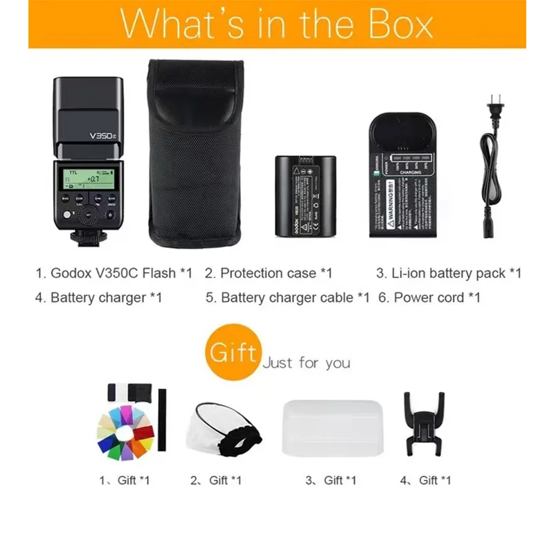 Godox V350 kamera błyskowa TTL 2.4GGHZ bezprzewodowa transmisja ma zastosowanie do Sony Fuji Canon Nikon Olympus Micro Single DSLR Camera