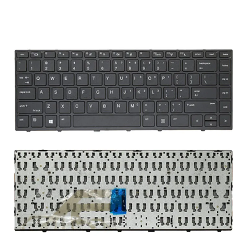 

Laptop Keyboard For HP ProBook 430 G5 440 G5 United States US With Black Frame L01072-001 9Z.NEESW.00A L21585-001