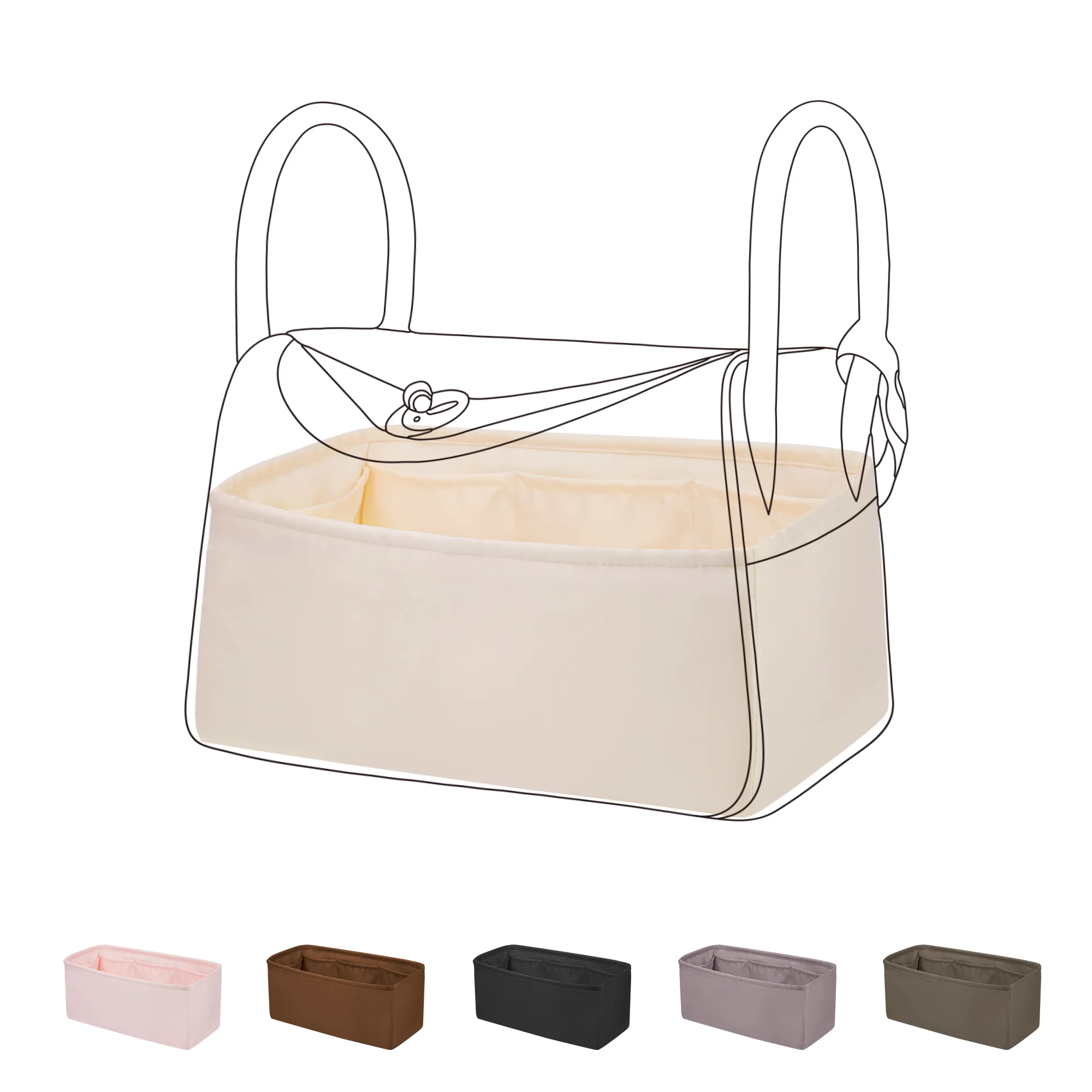 dgaz-silk-purse-organizer-insert-fits-hermes-lindy-bags，silky-smooth-bag-organizer，luxury-handbag-tote-shaper