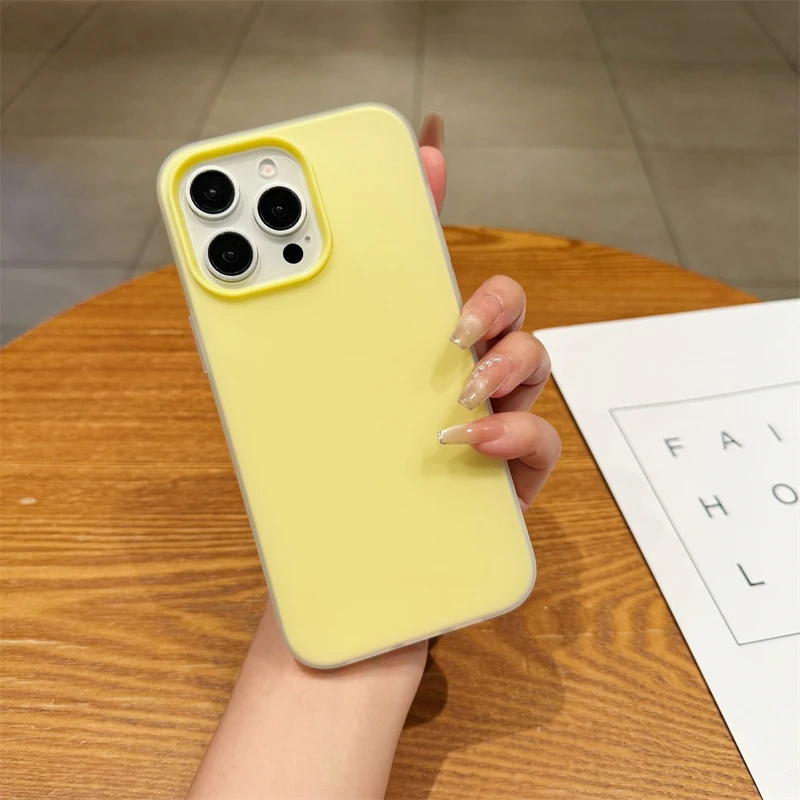 Etui na iPhone 17 Pro Max Silicone Jelly Matte Candy Luxury TPU PC Case na iPhone 17 Pro Max Cover Nonslip Protector Case