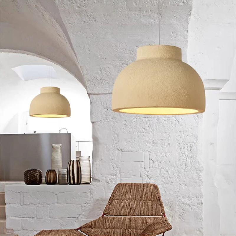 Modern Wabi-sabi LED Ceiling Pendant Lights Resin Lustre Restaurant Loft Bar Island Café Hanging Lamps Home Decor Factory Outlet