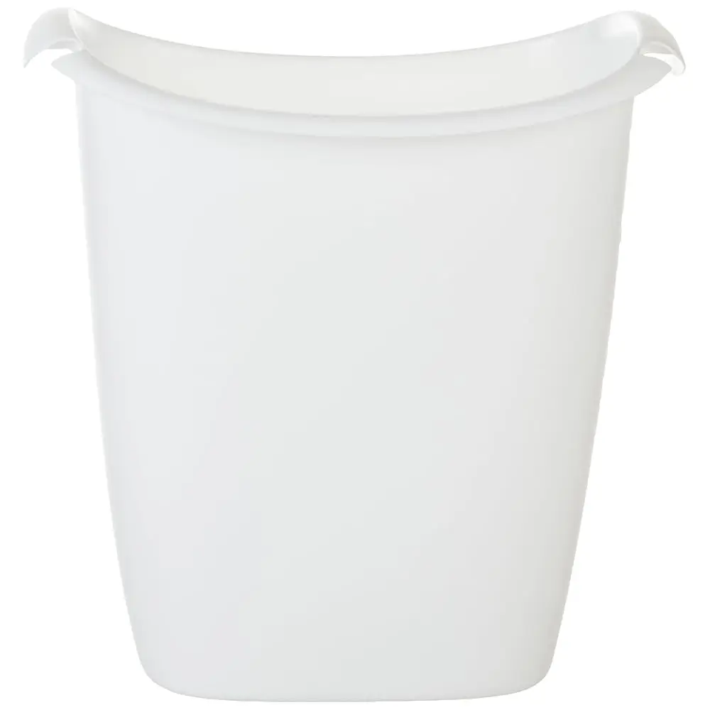 

Маленькое мусорное ведро, пластиковое, 3,5 галлона/14 литров, белое, для кухни/офиса/спальни/ванной комнаты