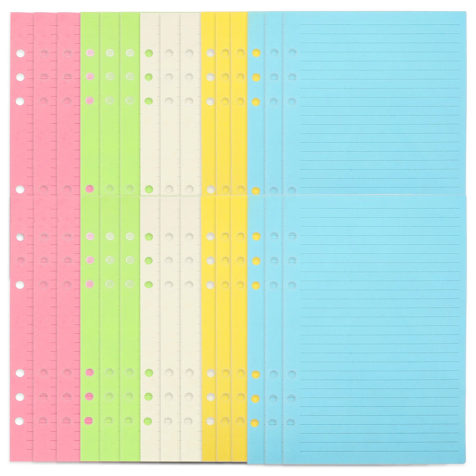 إدراج دفتر الملاحظات عبوة الورق 50 ورقة A5 الموثق إدراج سطح أملس لكتابة الرسم الطلاب مكتب السفر #6