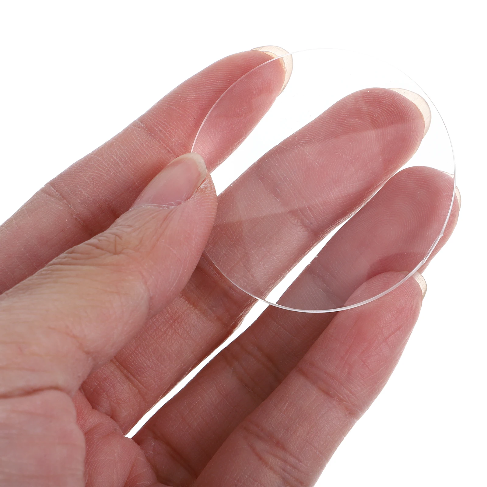 

10Pcs Optical Lens Magnifier Acrylic Double Convex Clear Magnifying Science Teaching Equipment Lens Replacement for Reading