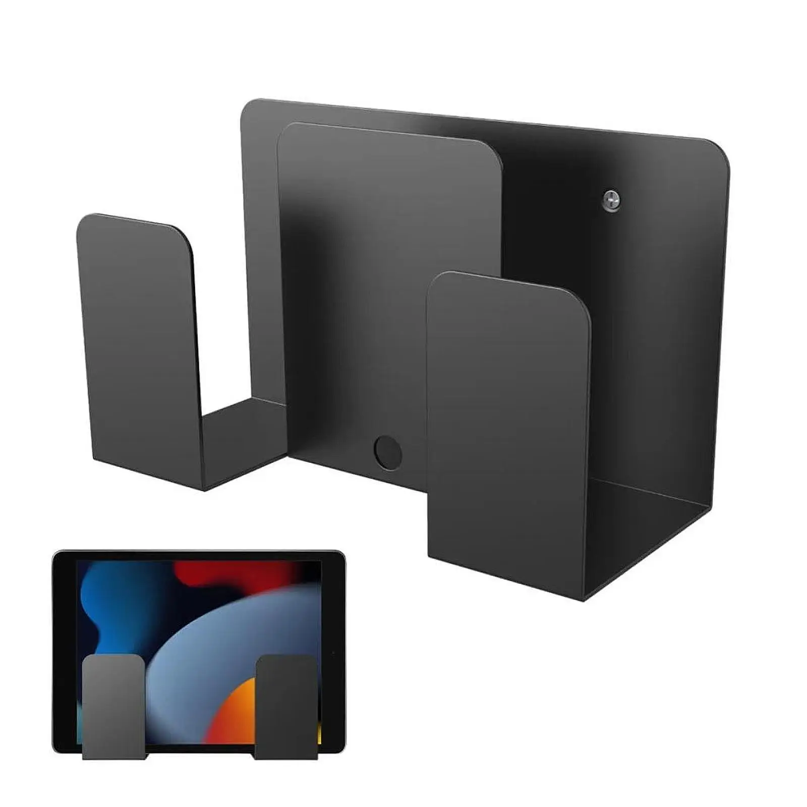 

Настенный кронштейн для ноутбука, кронштейн для компьютера, легкая сборка, железный многофункциональный держатель для планшета для дома и офиса