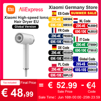 Global Version Xiaomi High-speed Ionic Hair Dryer Blow dry medium- length hair in 3min 8 airflow modes Hair Dryer