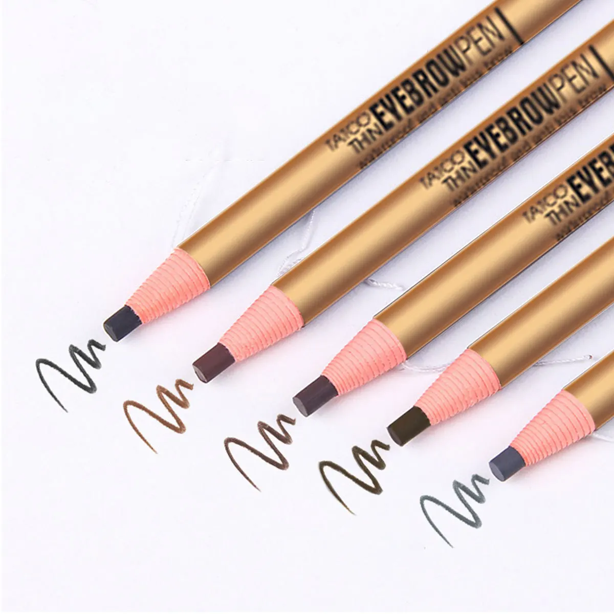 Nieuwe professionele microblading potlood permanente wenkbrauwpotlood tattoo waterdichte kunst tint make-up wenkbrauw pen versterkers cosmetische