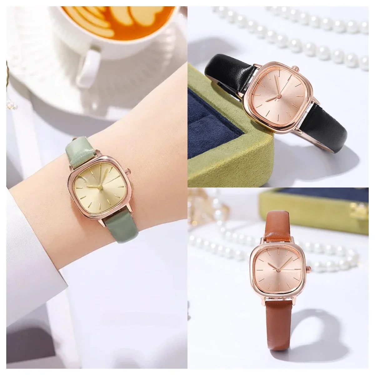 New Small Women's Watches Literary Artistic Mori Examination Fashion & Casual Watch Wholesale Student Small Square Watch Female