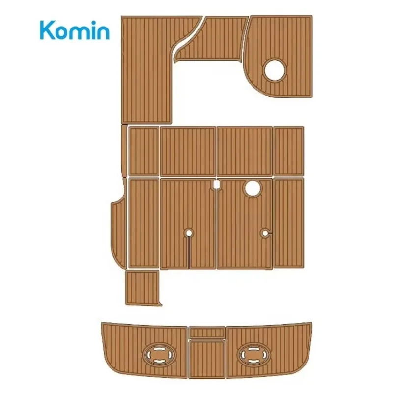 

Custom CNC Boat Flooring EVA Teak Decking for Sea Ray Sundancer 310