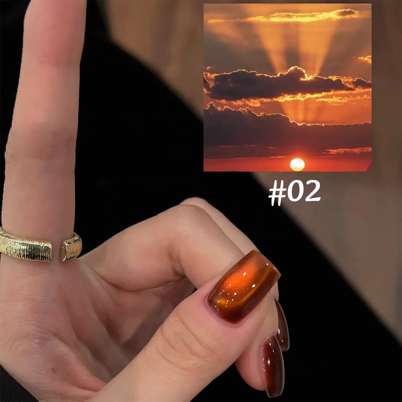 1개 TC 크리스마스 네일 썬라이트 레드 캣아이 젤 네일 폴리쉬 가을 겨울 패션 화이트닝 글래스 비즈 네일 아트 네일 용품