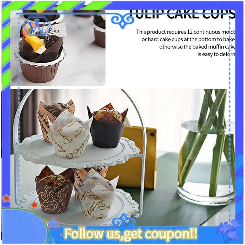

A55P-Cupcake Molds,1000 Pieces Tulip Baking Cups Muffin Cups Cupcake Liners Muffin Cases For Birthday Shower Party