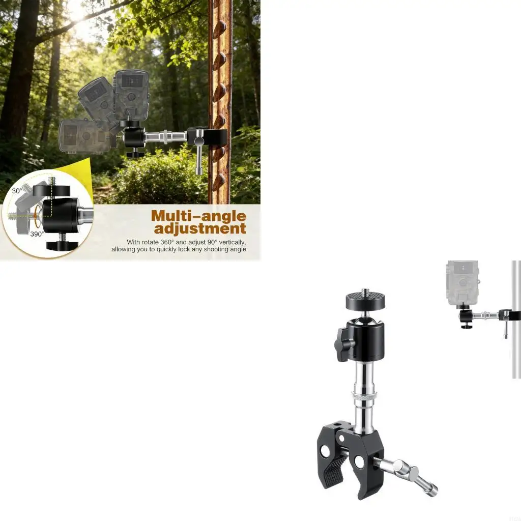 

193A Professional Adjustable Camera Mounting Clamp With Universal 1/4 Thread For Photography Videography And Broadcasting