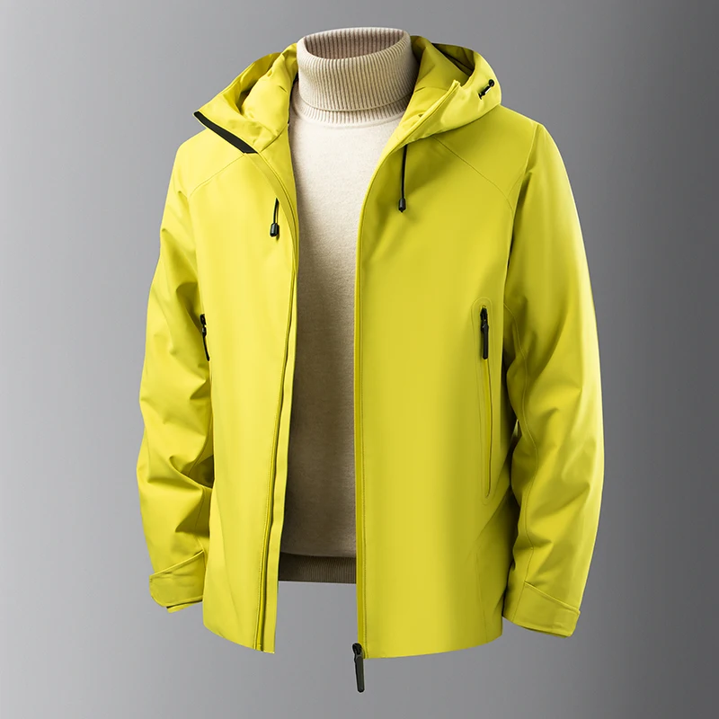 Premium Quality Man down Jacket Traceless Waterproof Cold Protection 90% White Duck down Winter New Hooded Leisure Mens Clothing