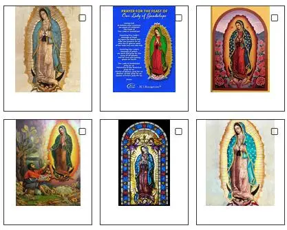 Canvas Poster for Living Room Decor, Home Wall Picture, the Day of the Virgin of Guadalupe, in Mexico, Print Art, 12Style