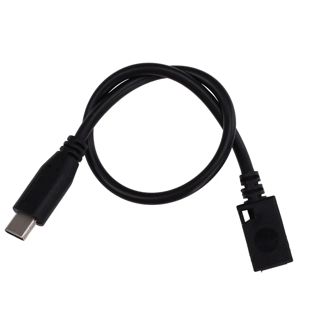 100 stücke Schwarz Typ C USB 3,1 Stecker Auf 5pin Mini USB Buchse Konverter Lade Daten Sync Kabel Adapter