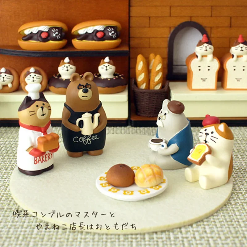Japan Style ZAKKA Resin Food Play Bread Baking Coffee Shop Decor Photography Props Miniature Ornament Accessories Model Toys