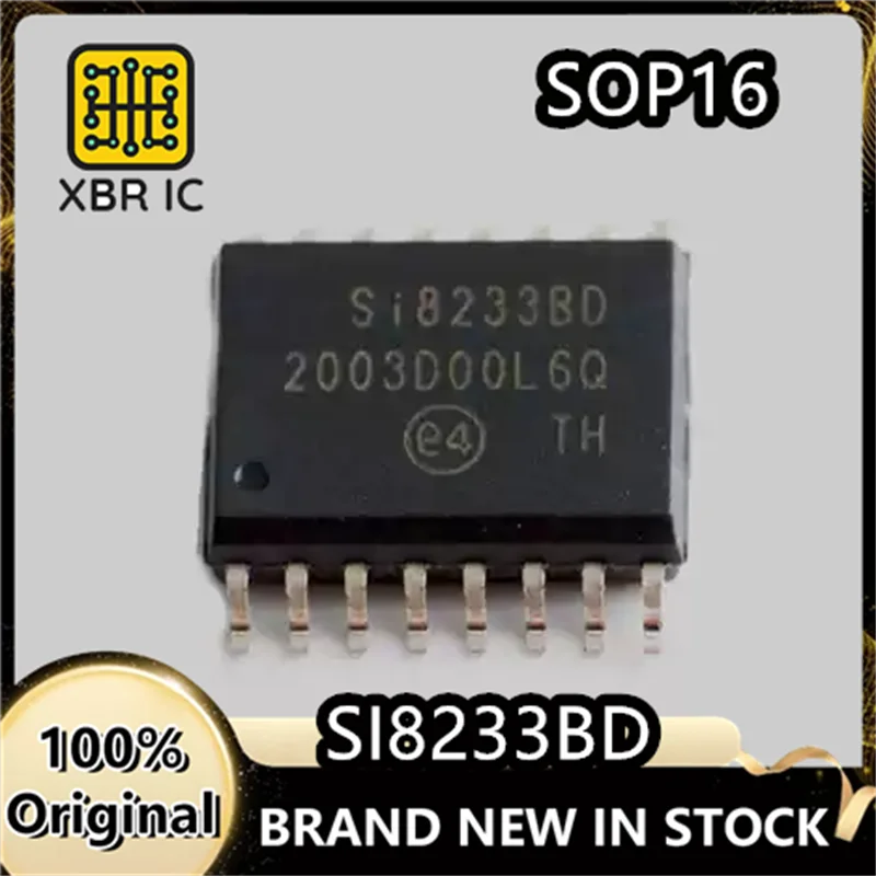(3/25 Pieces) SI8233BD SOP16 SI8233BD-D-ISR SMD Original Authentic Gate Driver Chip IC Spot Electronics