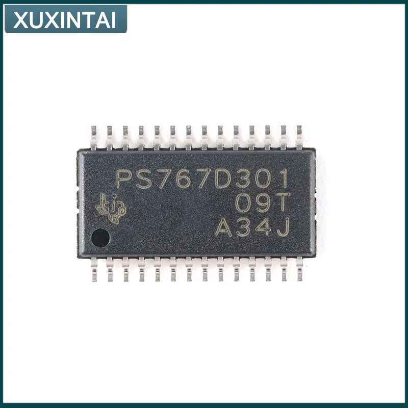 10Pcs/Lot  New Original  TPS767D301PWPR TPS767D301 HTSSOP-28 Linear Voltage Regulator IC Positive Adjustable (Fixed) 2 Output 1A