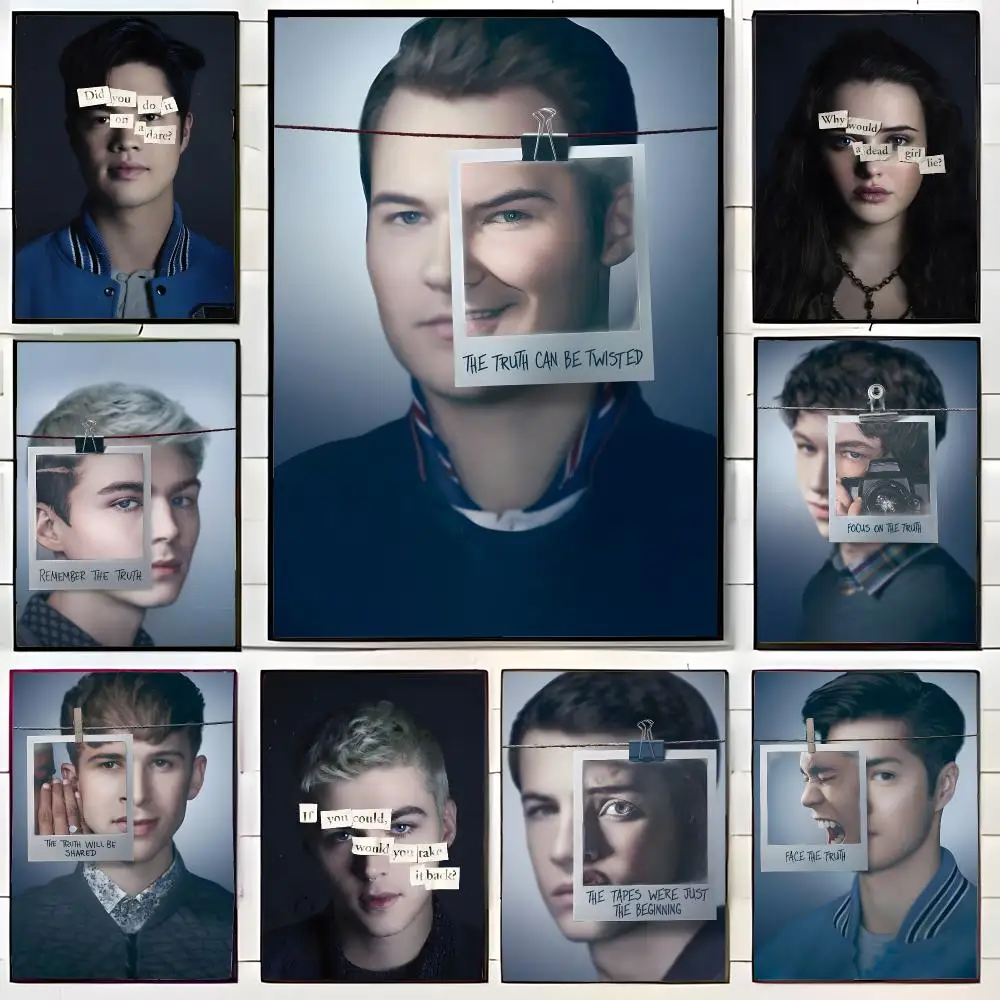 Emotional Series 1-13 Reasons Why Poster Wall Art Print Decorative Mural Home Decor Gift Unframed