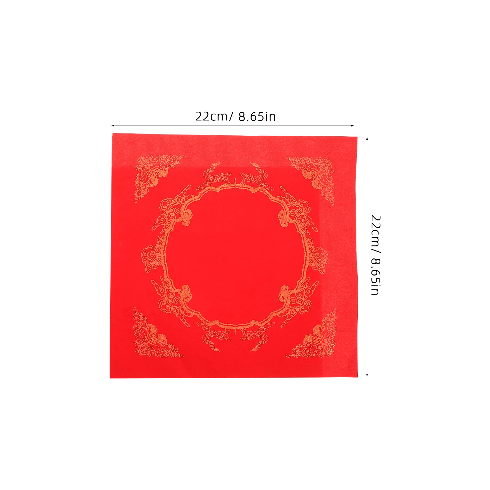 20 Sheet Red Fu Character Xuan Paper Chinese Calligraphy Paper Spring Festival Couplets New Year Decoration New Year Couplet