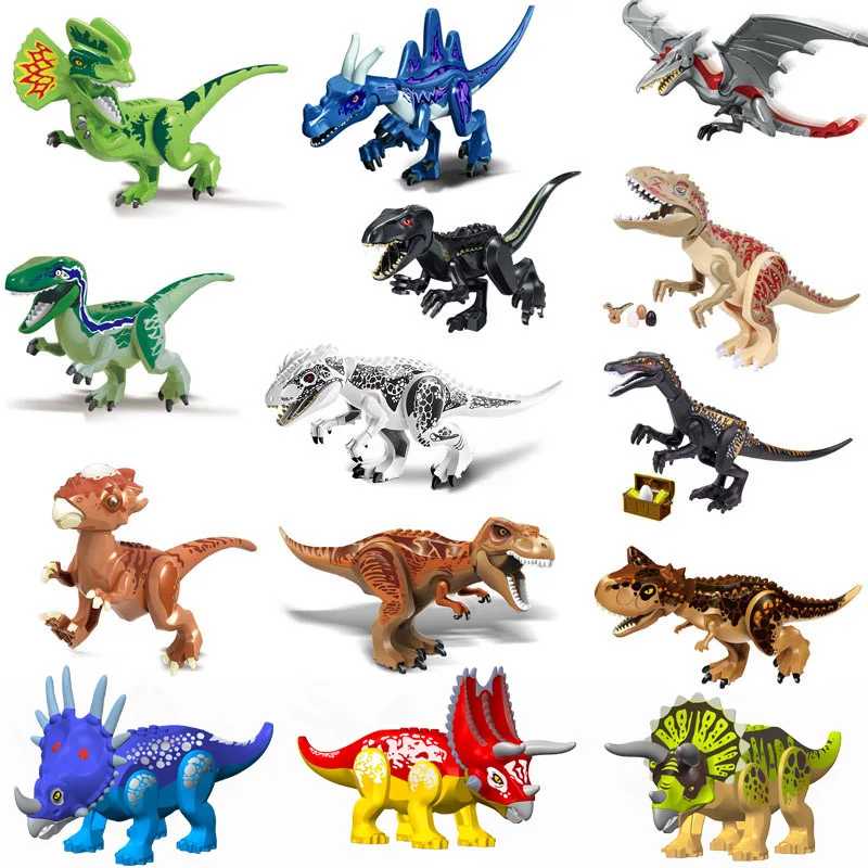 

Sluban Jurassic Park Dinosaur Building Block Toys Compatible Big Size Construction Set For Kids Building Bricks Dino Model