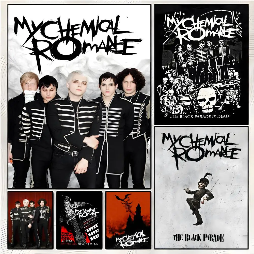 Emo Rock M-My Chemical Romance Poster Superior Home Space  Indoor Decorative Art & Home Decor