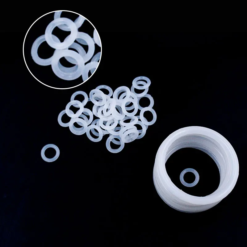 O-ring thickness 1.9/2.2/2.4mm CS silicone VMQ sealing high temperature resistant gasket rubber ring complete in specifications