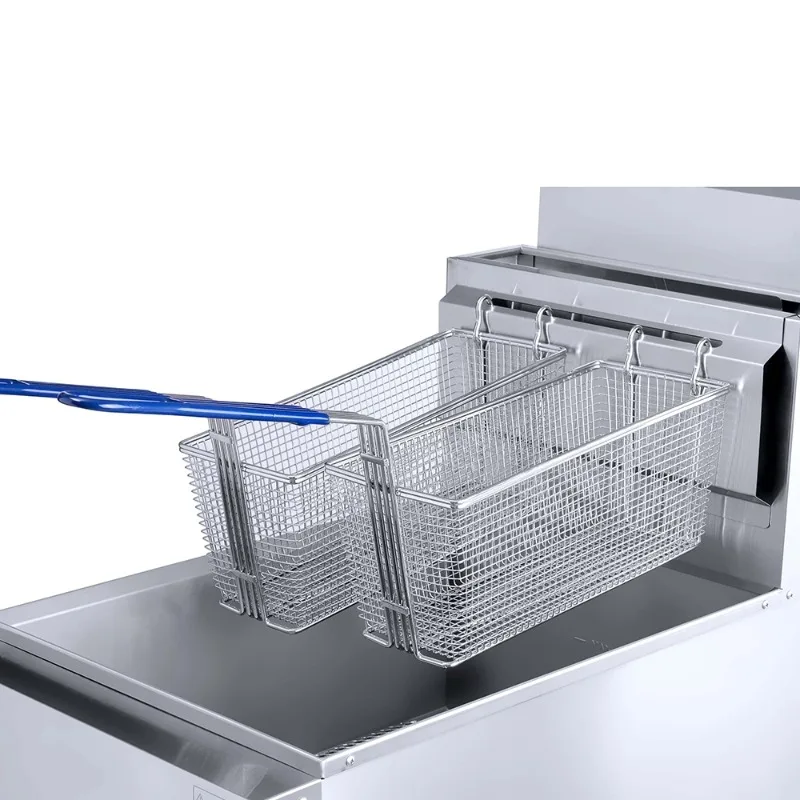 

1 Tank 2 Basket Fryer Industrial Deep Fryer Commercial Chicken Deep Fryer Machine