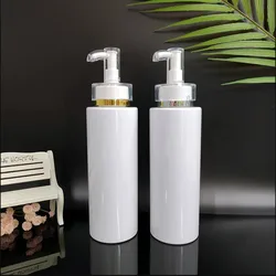10/20pcs 100-500ml Empty Plastic Pump Lotion Shampoo Bottle High-end Cosmetics Bottles Acrylic Pump Head Refillable