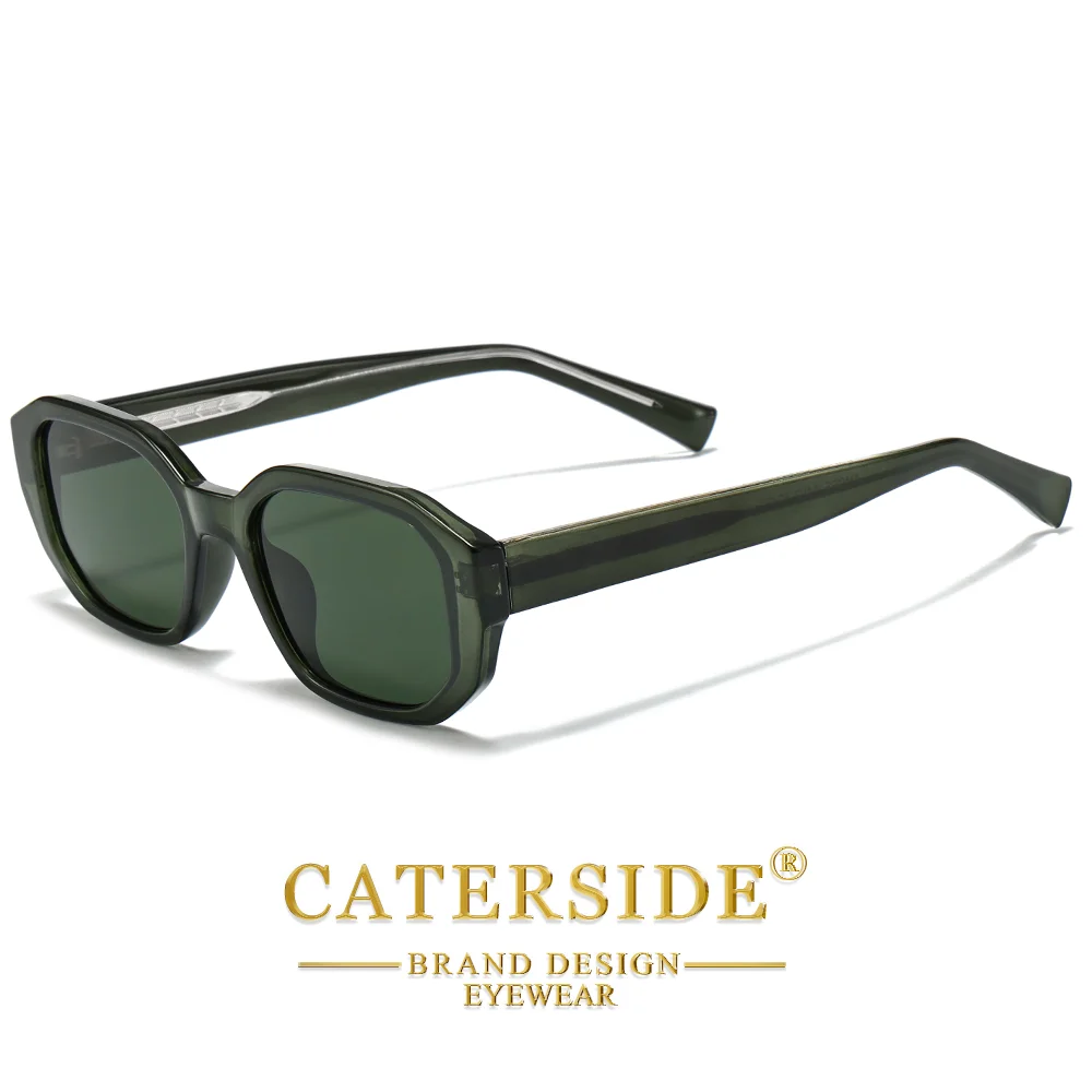 CATERSIDE موضة جديدة للجنسين النظارات الشمسية إطار مربع تصميم المرأة في الهواء الطلق السفر الشاطئ مهرجان الهدايا المثالية نظارات UV400