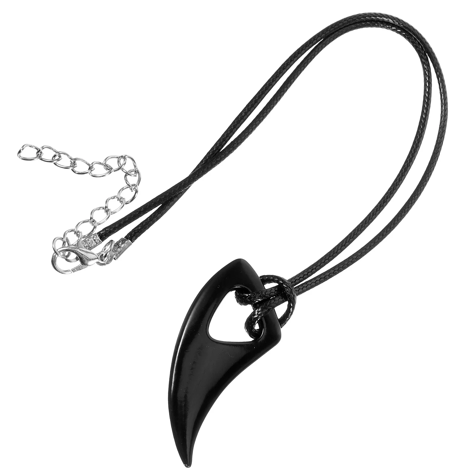 

Men Necklace Wolf Pendant Unique Personalized Design Strong Lightweight Jewelry for Outdoor Travel Birthday Gift