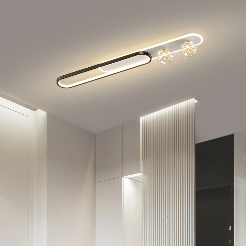 Plafonniers d'allée à LED modernes, lampe à distance minimaliste pour foyer, couloir, salon, chambre à coucher, luminaire domestique, éclairage intérieur