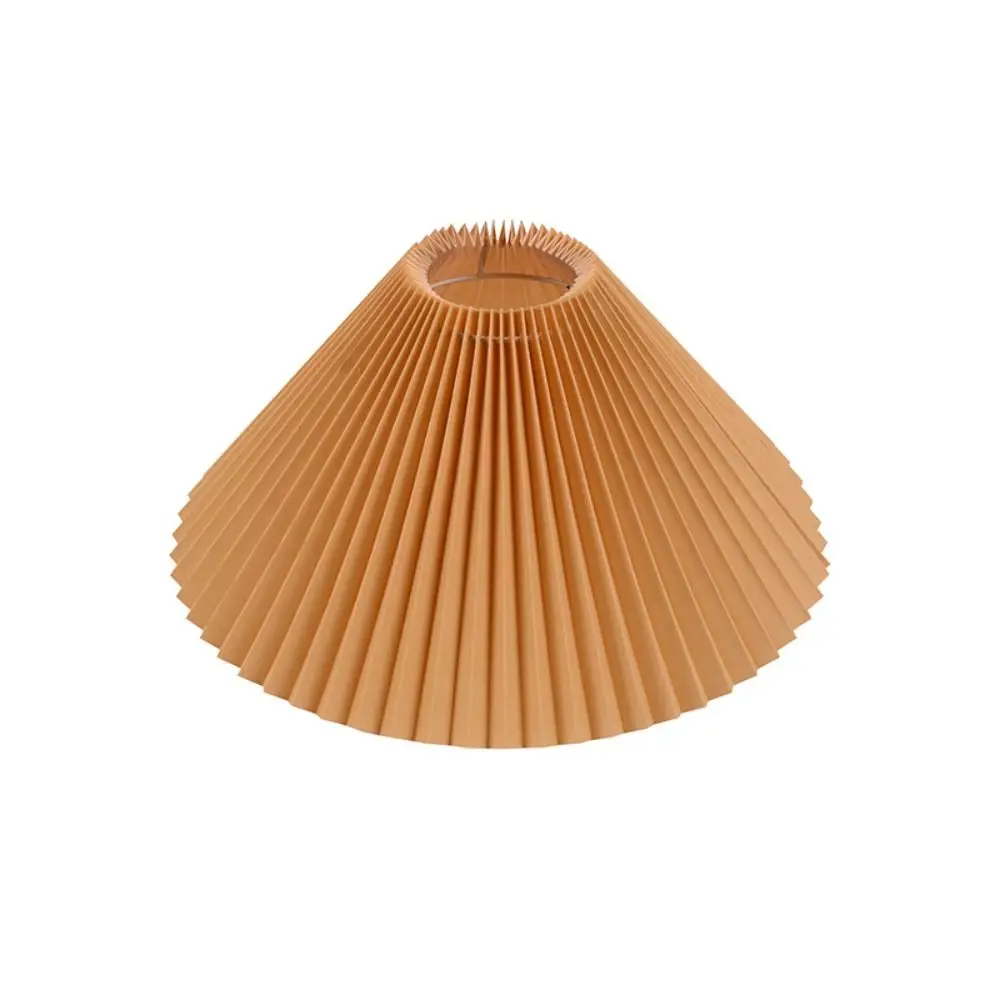 Fabric Table Lamp Lampshade Modern Minimalist Wall Lamp Lampshade Washable Pleated Pendant Lampshade Living Dining Room