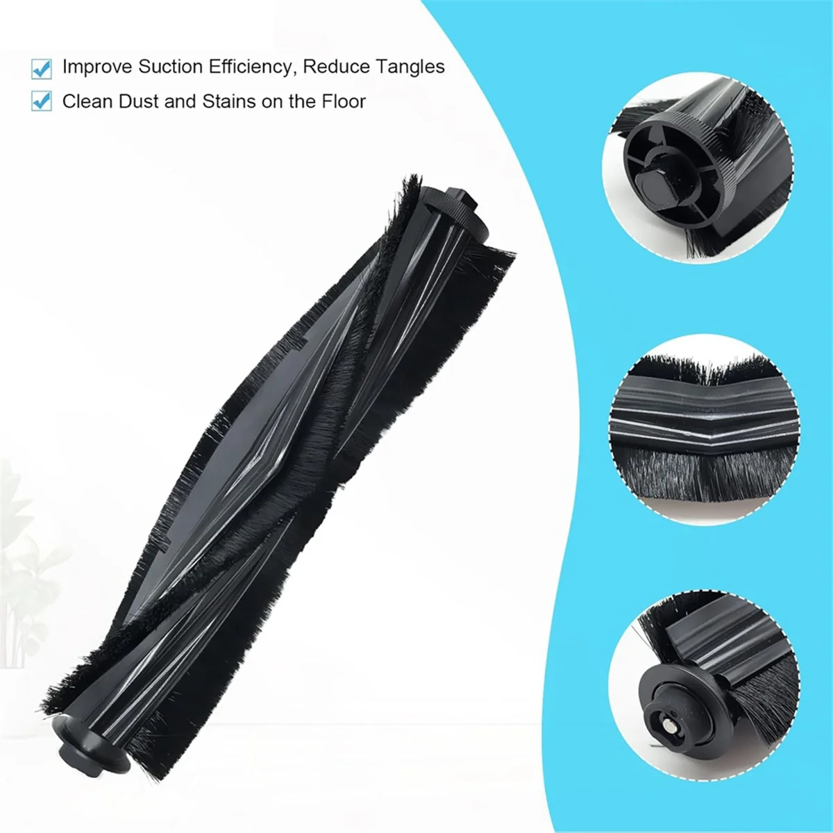 สําหรับ Eureka J20, สําหรับ Midea W20 W20 Pro เครื่องดูดฝุ่นหุ่นยนต์หลักแปรงด้านข้าง HEPA FILTER Mop ผ้าฝุ่นกระเป๋าอุปกรณ์เสริม-A19G