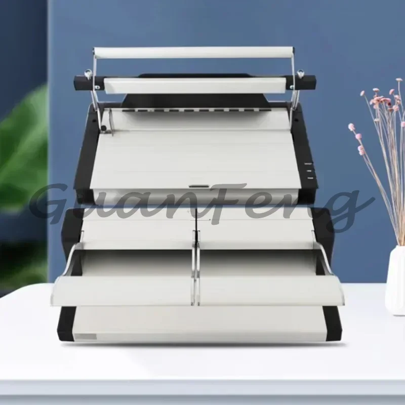 10-pin 12-pin nail strip hot melt adhesive punching financial document binding hot melt machine