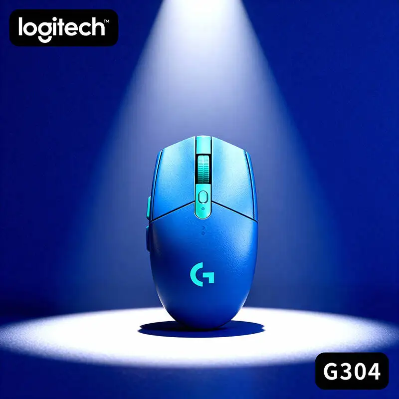 

Беспроводная игровая мышь Logitech G304, датчик HERO, 12000 точек на дюйм, 6 программируемых кнопок, длительный срок службы батареи для ПК, ноутбуков, геймеров
