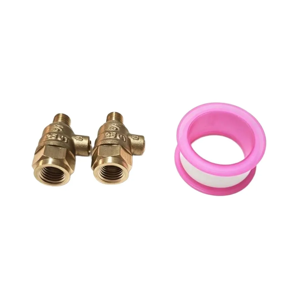 Test Stopcock for Sprinkler Backflow Preventers Constructed from 617 Brass with PTFE Tape for Improved Seal Longevity