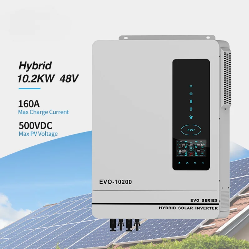 YYHC On-grid Off-grid Inversor Solar Híbrido, 7.2Kw 8.2Kw 10.2Kw 3 Fase