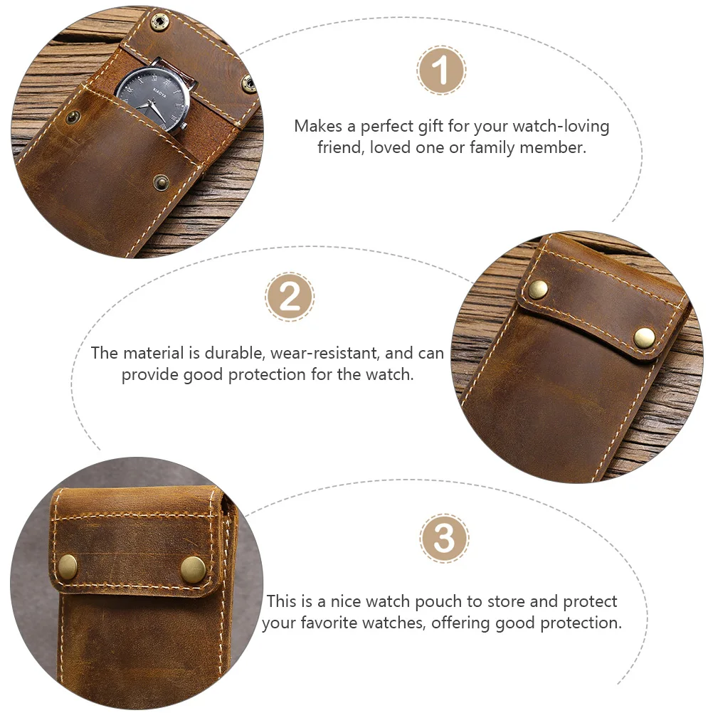 

Watch Storage Bag Portable Travel Pouch For Watches Durable Lightweight Fits Men Women Perfect Gift Watch