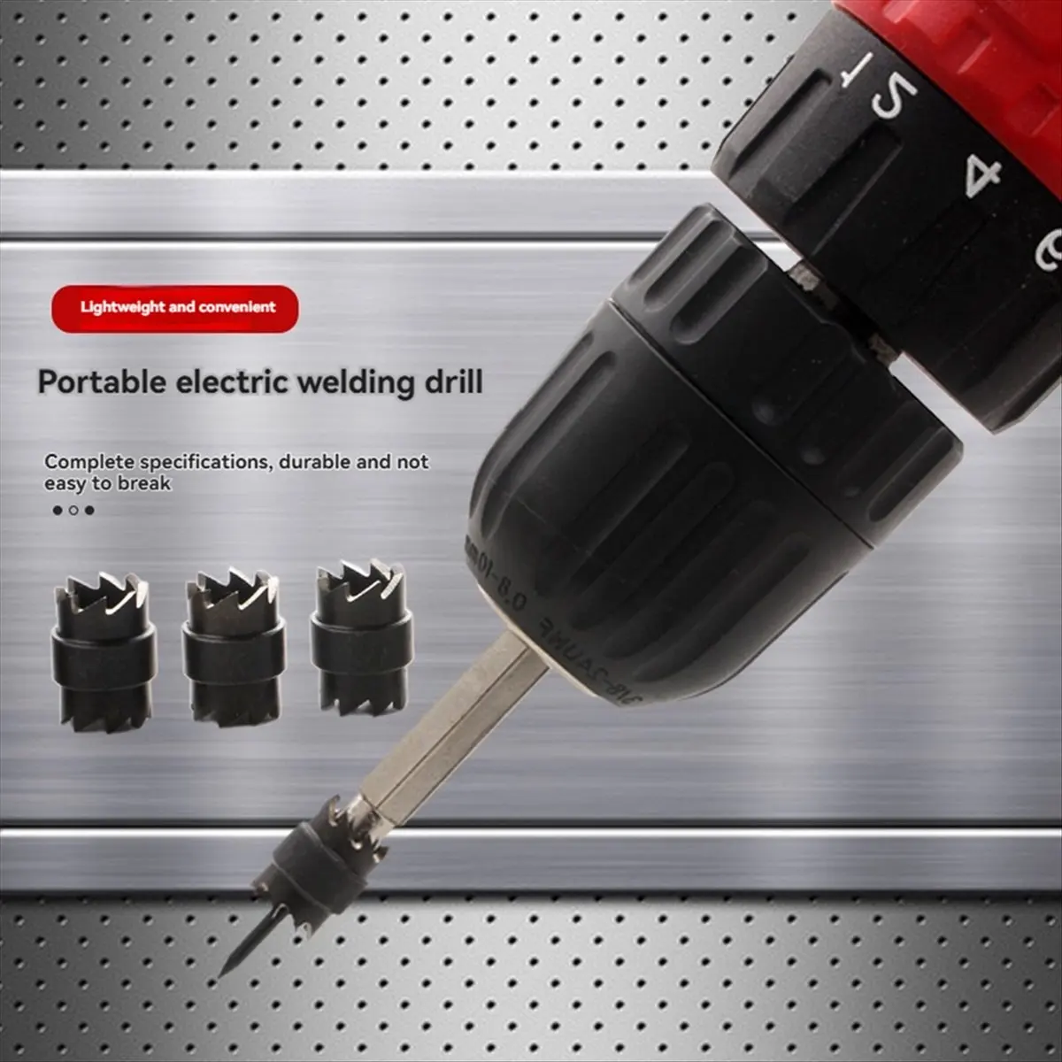 A58Z 13pcs Spot Weld Cutter Set,Spot Weld Drill Bits,Hex Shank Sheet Hole Cutters for Power Drills,for Spot Welding Removal