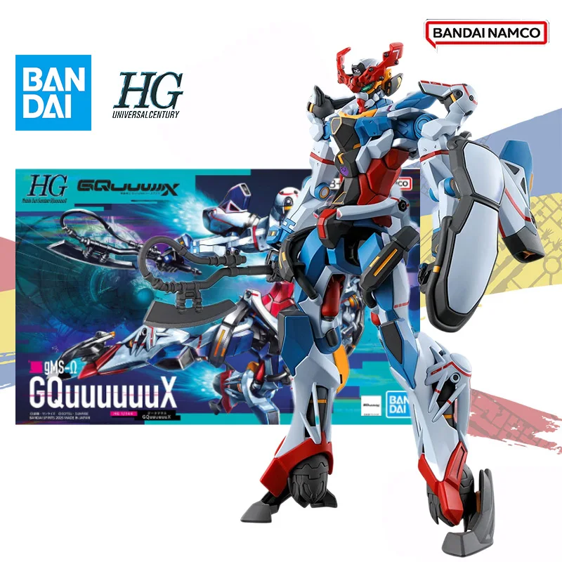 

Bandai Original HG 1/144 Gundam GQuuuuuuX Model Set Quarks Gundam, Collectible Model Ornaments, Toy Gifts, Children's Gifts