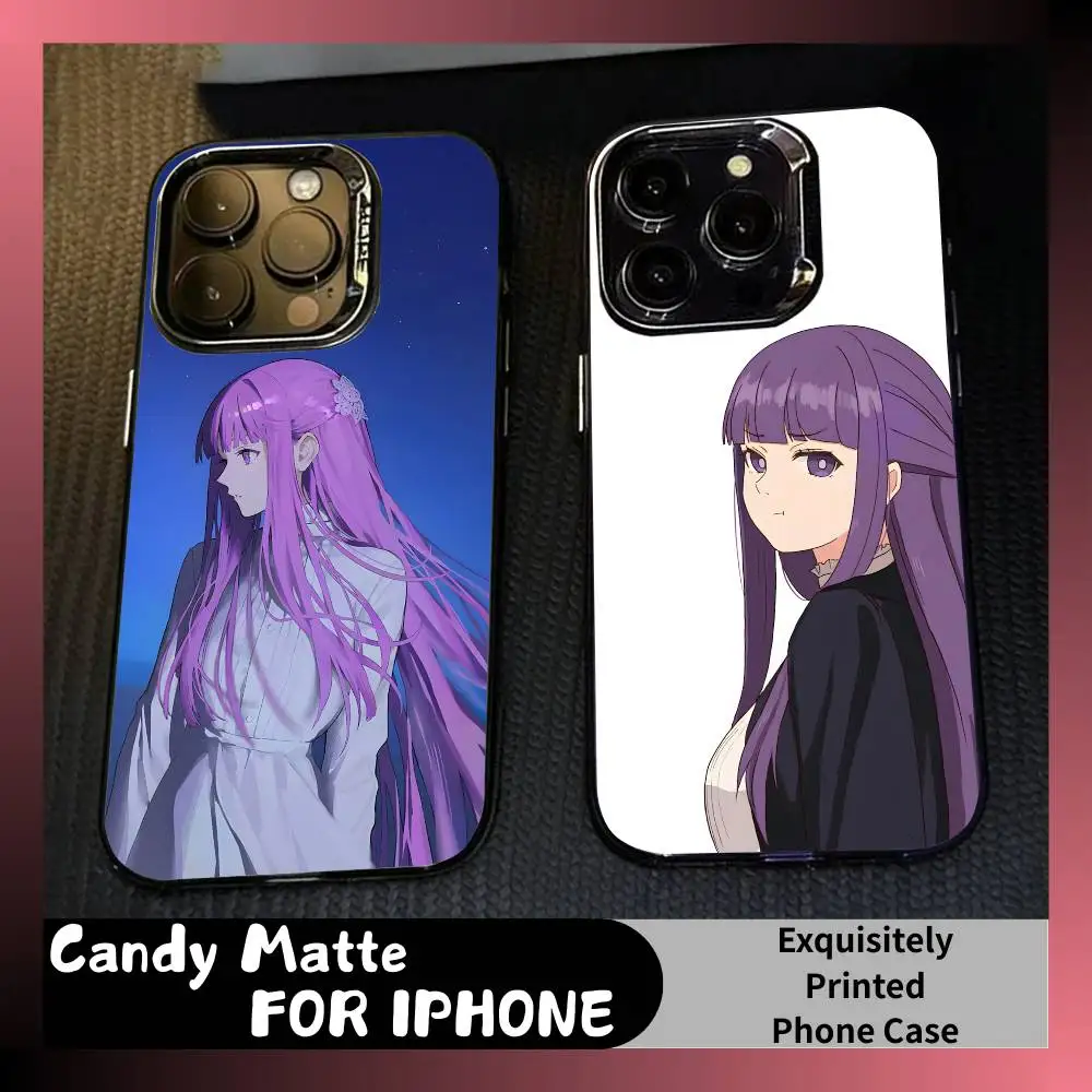 

Half-Sky Mage The F-Fern Phone Case For iPhone 16 17 15 14 12 13 Pro Max Black Candy Matte Shockproof Cover