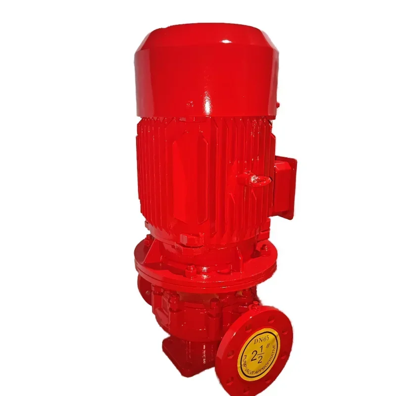 ปั๊มน้ำดับเพลิง XBD ปั๊มน้ำดับเพลิงแบบแนวตั้งขั้นตอนเดียว ปั๊มน้ำแรงดันสูง ใช้ในระบบป้องกันอัคคีภัย