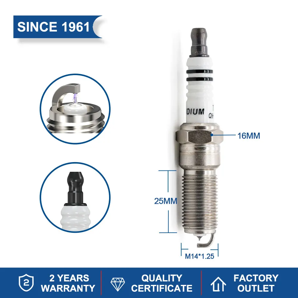 2-8PCS Iridium Candle TORCH QH6RTIP-13 Replace for ILTR6A-13G ITV20TT SP-520 CYFS-12F-5 for MAZDA 3 MZR 2.0L LF5H LF5W LFZ2 2009