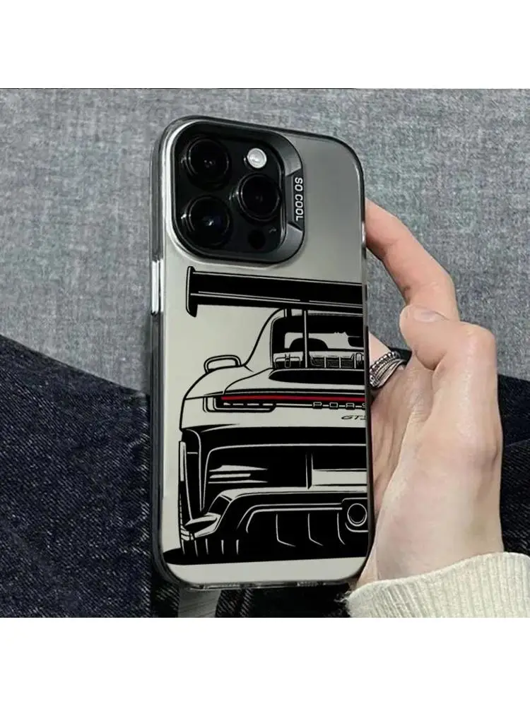 Für iPhone 18 17 16 15 14 13 12 11 Pro Max Hülle Luxus-Automotivmuster Handyhülle Für iPhone XS Max XR X XS 7 8 Plus 16E Air Fundas