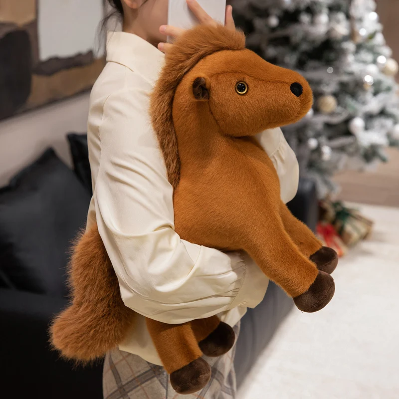 22/30/40 centimetri Del Fumetto Del Cavallo Della Peluche Carino Pony Farcito Giocattolo Cavallo Sveglio Soffici Bambola Morbida Kawaii Room Decor Per Bambini regalo di compleanno di Natale