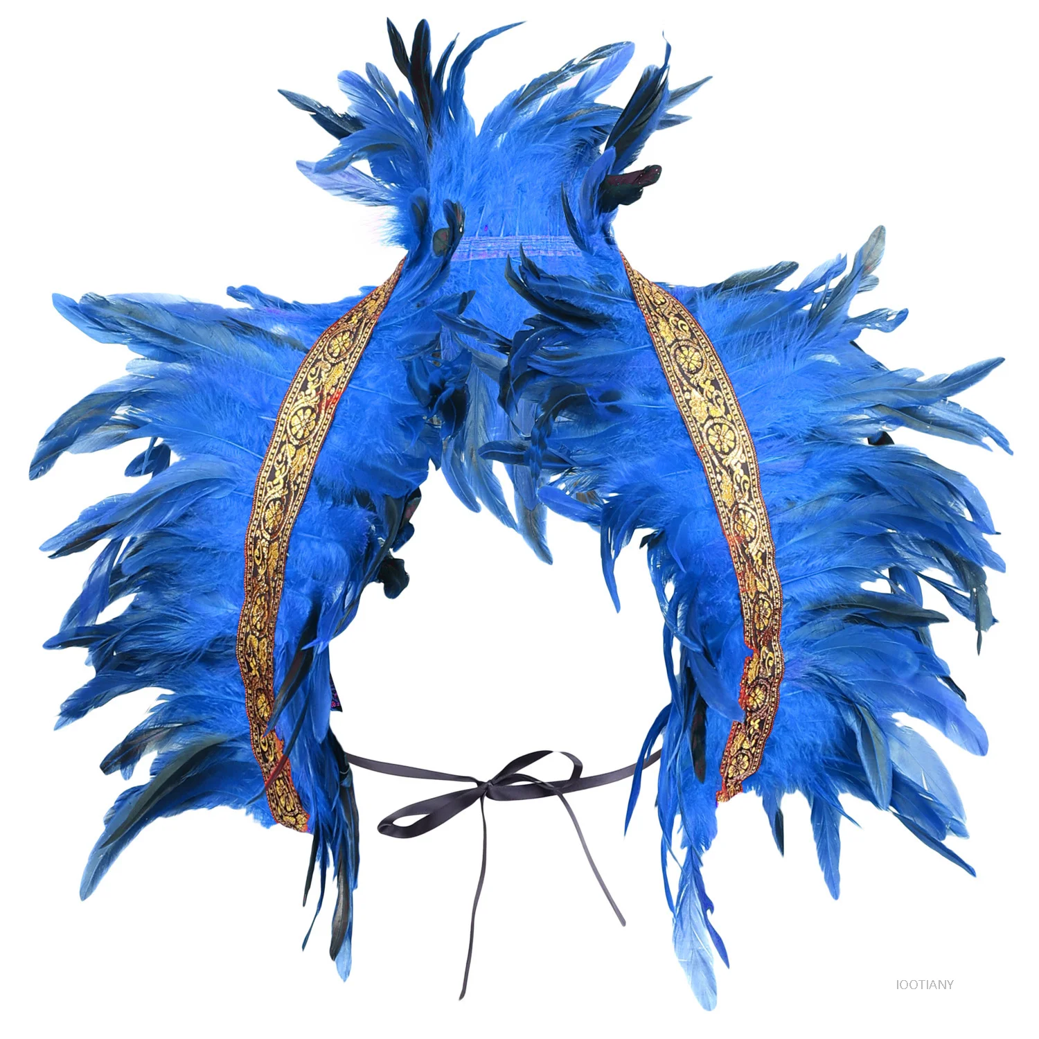 

Halloween Feather Shawl Feather Shawl Punk Feather Party Holiday Dress Up Cosplay Costumes Poncho For Women And Men Accessory