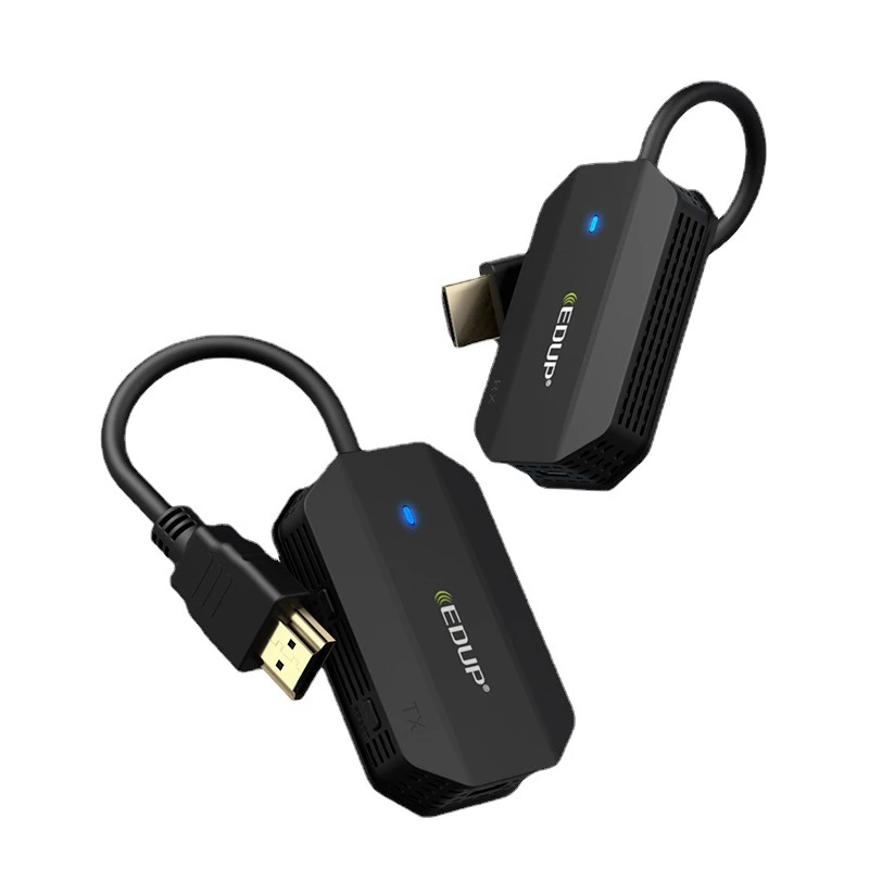 EDettes Transmetteur portable compatible HDMI, 1080P, HD, PC avec budgétaire TV, sans fil, même extension d'écran