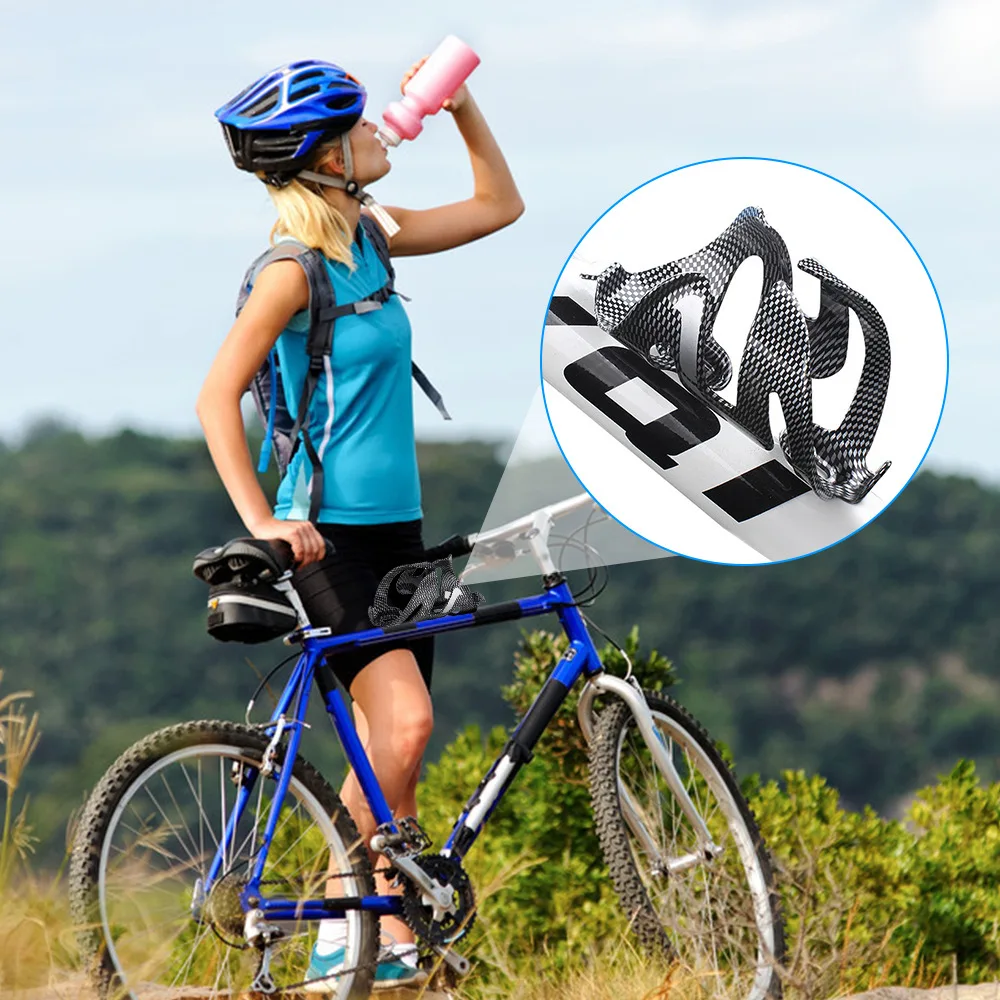 1PC ABS Fahrrad Ultralig Wasser Flasche Käfig Zyklus Ausrüstung MTB Rennrad Flasche Halter Rack Fahrrad Zubehör – Detail 1